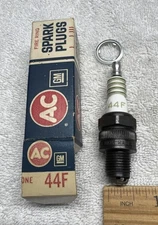NOS AC Fire Ring Spark Plug (1) #44F, Circa 1970