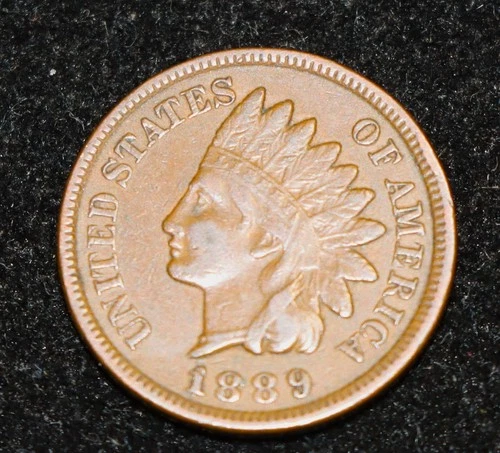 1889 Indian head cent  Nice VF condition FULL Liberty Showing !!!