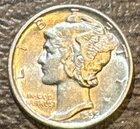 1939 Mercury Dime Silver Uncirculated Uncertified US Coin
