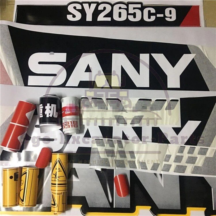 For Sany SY55/75/95/135/215/285/335-9-9H stickers full car