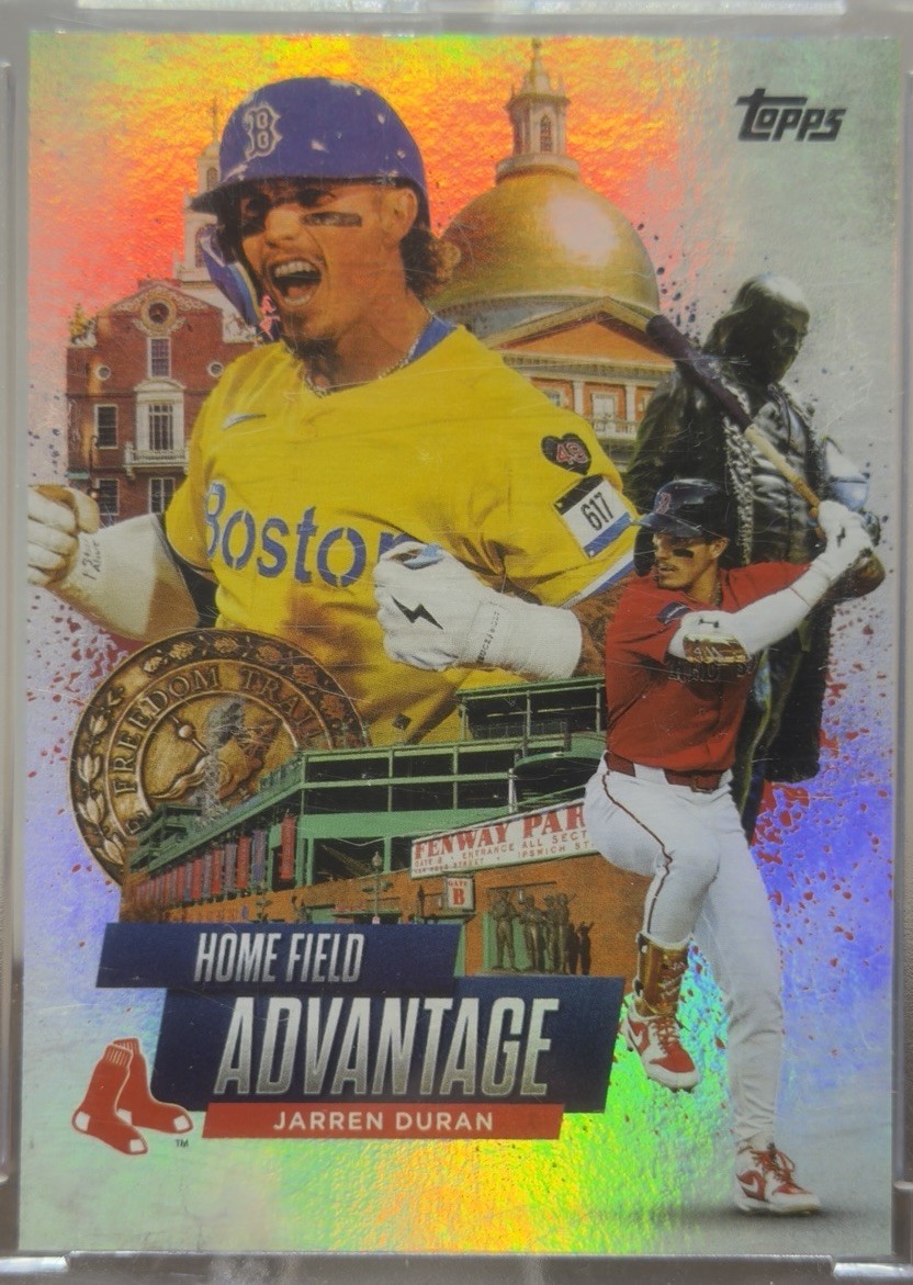 2025 Topps Chrome Home Field Advantage Jarren Duran #HA24 Boston Red Sox