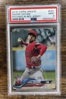 2018 Topps Update - Shohei Ohtani PSA 9  Rookie #US1 Pitching Red Jersey (RC)