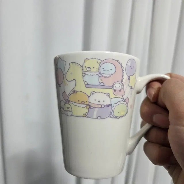 Vintage Cartoon Character Mug Glass Cup Collectible