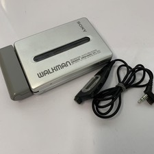 Sony Portable Cassette Player WALKMAN WM-EX600 Silver Operation confirmed Japan