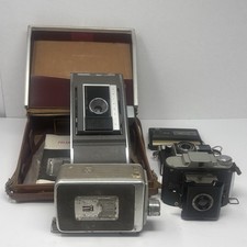 Vintage Camera Lot Polaroid J66 Kodak Disc 8000 Agfa Bell Howell  Accessories