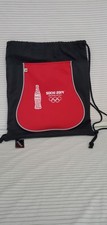 COCA-COLA SOCHI 2014 OLYMPICS CINCH DRAWSTRING BACKSACK NEW NEVER USED