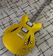 DG335 gold Electric Guitar Chrome Hardware HH Pickups maple body mahogany neck