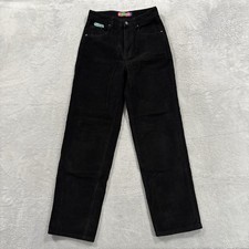 Empyre Tori Corduroy Pants Women's 30 Waist High Rise Black Y2K Skater Baggy
