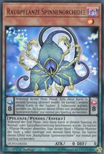 YuGiOh Raubpflanze Spinnenorchidee DUPO-DE035 Ultra Rare Good 1st