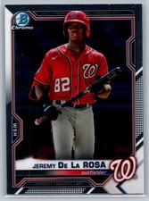 2021 Bowman Chrome #BCP-248 Jeremy De La Rosa Prospects *ZD
