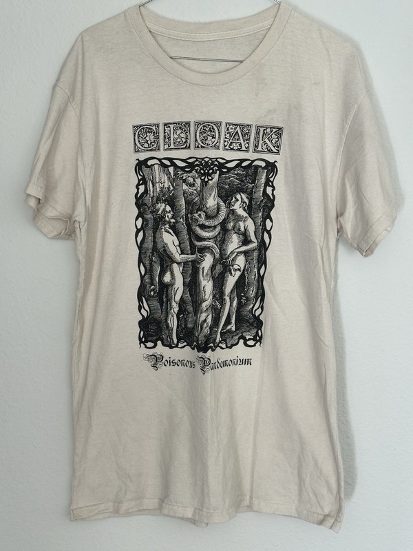 Cloak Shirt (L) Black Metal UADA Devil Master Agalloch Tribulation Watain MGLA