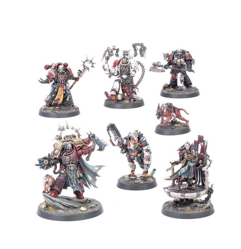 Huron Blackheart and the Masters of the Maelstrom - Single Miniatures - WH40K