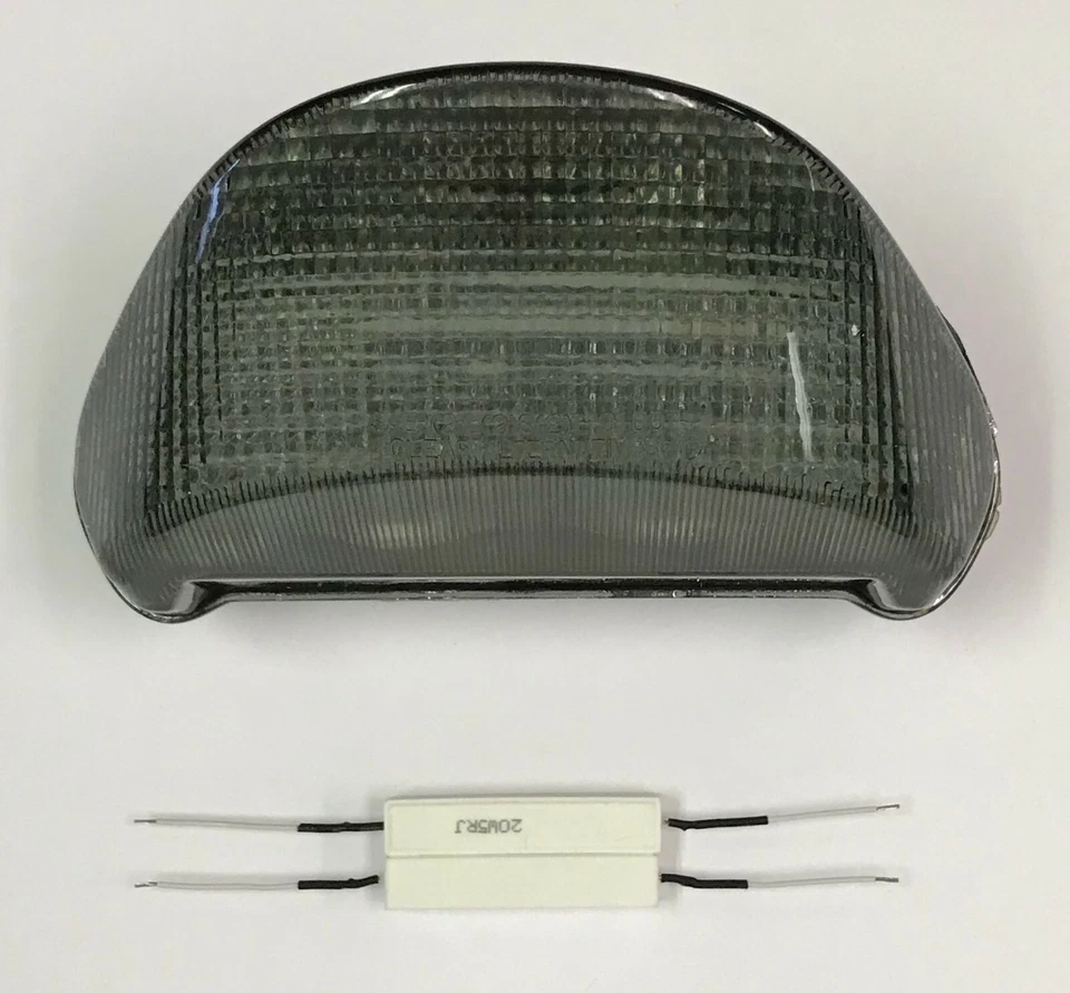 Luz trasera integrada LED de humo ZX12 ZX12R 2000-2005 luz de señal trasera freno trasero Foto 2 de 4