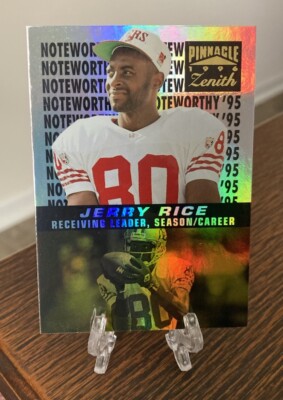 1996 Pinnacle Zenith Jerry Rice Noteworthy INSERT HOF GOAT 49ers