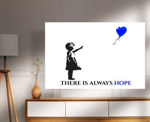 Quote There is Always Hope Banksy Prints for Living Room Wall Art Pictures Decor - Picture 5 of 49