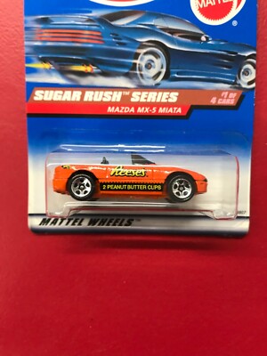 Mattel 1997 Hot Wheels Sugar Rush Series Mazda MX-5 Miata Diecast