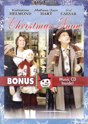 Christmas Snow - Katherine Helmond, Melissa Joan Hart, Sid Caesar  New DVD+CD