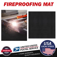 11Sqft Diameter Fire Pit Mat for Under Fire Pit Grill Mat BBQ Camping Easy Cut