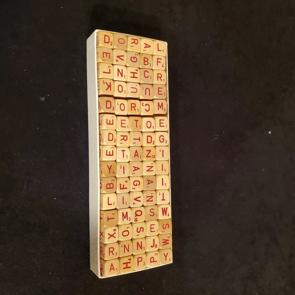 Scrabble RSVP 3D crossword game replacement PIECES or for DIY Projects Drawer 16 eBay