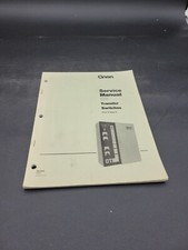 ONAN OT TRANSFER SWITCHES PRIOR TO SPEC E SERVICE SHOP REPAIR MAINTENANCE MANUAL