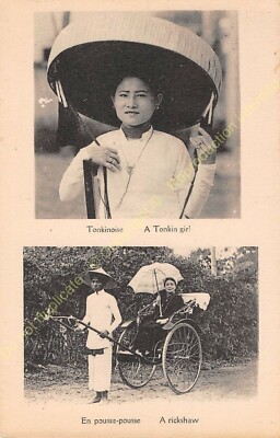 Cpa Tonkin Tonkinese And Rickshaw Edit Foreign Missions
