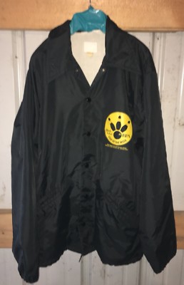 Vintage Button Up Navy BPA Star Of The Week Bowling Jacket Size Large