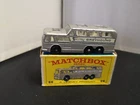 W449-MATCHBOX LESNEY No66C GREYHOUND COACH WITH BOX.CLEAR WINDOWS