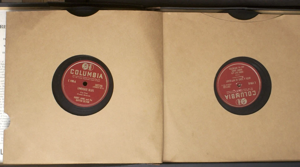 Doris Day and Harry James - Young Man With A Horn 10" shellac 4x78rpm box C-198 Foto 4 de 4