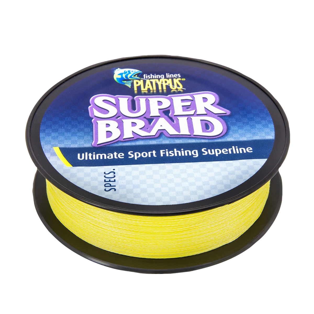 Platypus Super Braid Fishing Line - Bright Yellow or Green - World's Best!