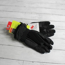 Tek Gear Men's Winter Snowboard Ski Gloves Size S M Black
