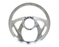 Billet Specialties 30955 - Half Wrap Steering Wheel - Sniper 14"