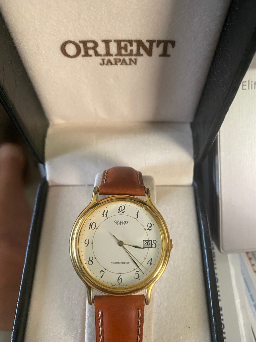 Vintage Orient Quartz Water Resist Watch | eBay