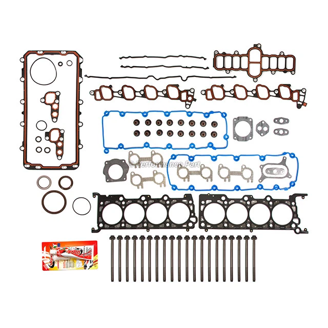 Juego completo de juntas pernos de cabeza para Ford E150 F250 1999 Lincoln V8 5,4 VIN L M Z Foto 2 de 4
