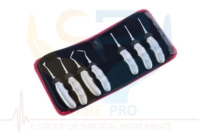 7 Dental Elevators Extraction Surgical Instruments NEW