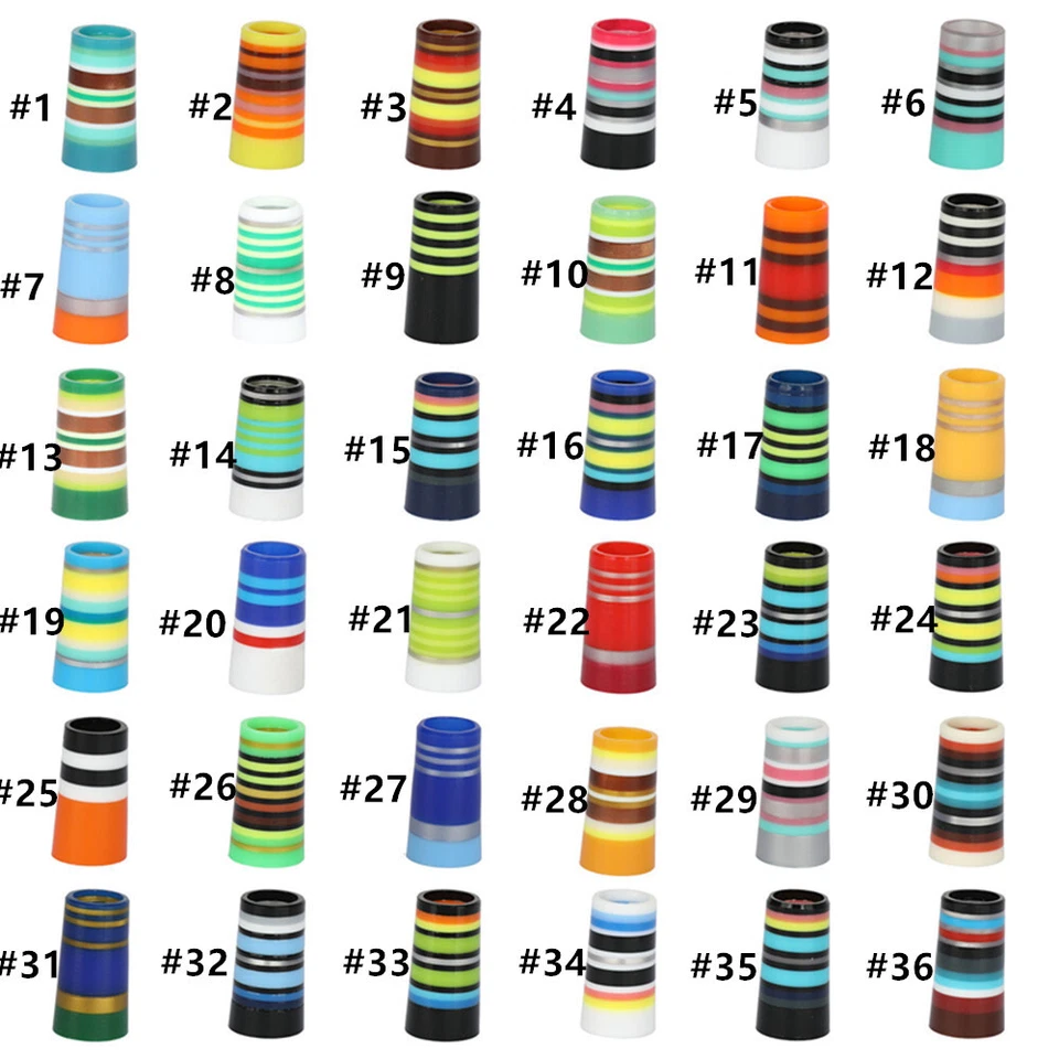 10 stücke Color Ring Golf Shaft Ferrule Für Eisen Wedge Club Tip.355 - Bild 2 von 4