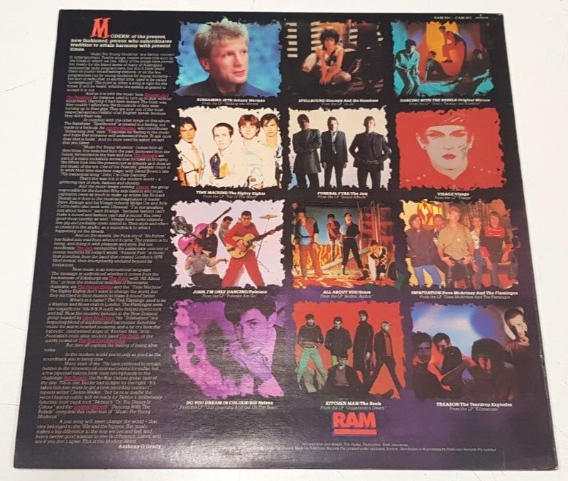 SIOUXSIE, TEARDROP EXPLODES, THE JAM "Music For Young Moderns" 1981 NM Vinyl LP - Image 3 of 4