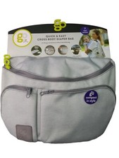 Go by Goldbug Quick  Easy Cross Body Baby Diaper Bag With Matching Changing...