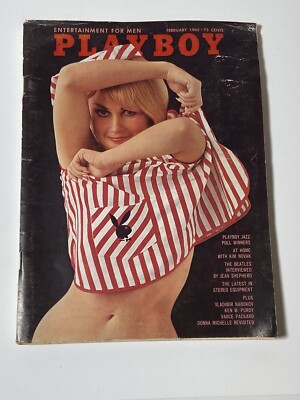 1965 Playboy Feb Teddi Smith Jessica St.George Kim Novak Donna Michelle Vargas