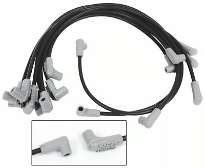 MSD BLACK 8.5mm Super Conductor Spark Plug Wire Set For Chevrolet 305 350 /31833
