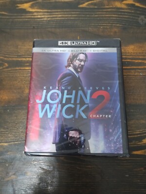 John Wick: Chapter 2 4K Ultra HD + Blu-ray Keanu Reeves Lawrence Fishburne