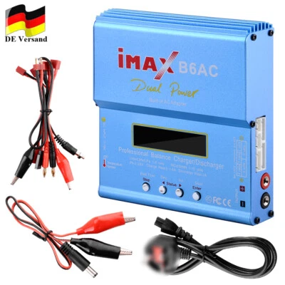 MARKENLOS 80-Watt IMax B6 AC Netzteil Ladegerät Batterie Balance Charger LiPo Dual Power