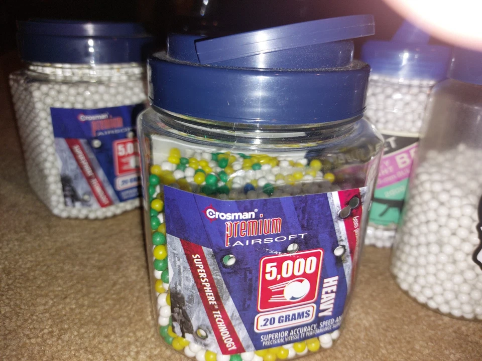 Airsoft Bbs, Goggles, Mask, Lot - Image 3 of 4