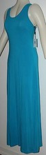 CALVIN KLEIN MAXI LONG DRESS BLUE FOR WOMEN SIZE 2 PERFECT FOR SPRING & SUMMER