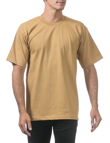 Pro Club Men's Heavyweight Cotton Short Sleeve Crew Neck T-Shirt - 25 Colors - Picture 67 of 127