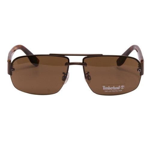 Timberland - Bronze Havana Classic Style Sunglasses with Case - Picture 2 of 7