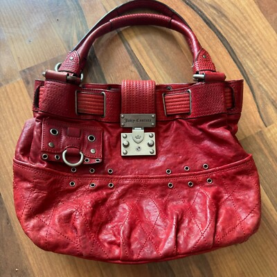 Dark Red Juicy Couture Red Bag Juicy Couture Bags Juicy Couture