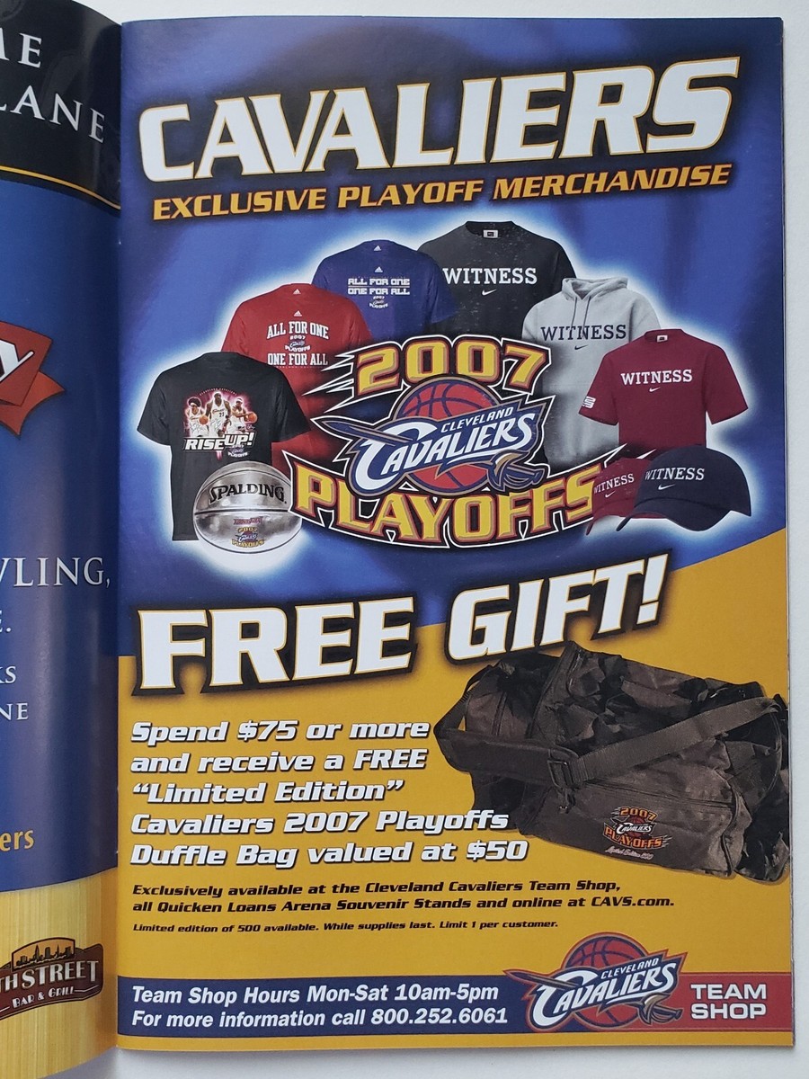 2006-07 Cleveland Cavaliers Tipoff Program 4/22/07 LEBRON JAMES