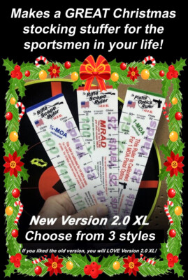 Rifle Scope Ruler Scope Click Calculator (choose which ruler you want ...