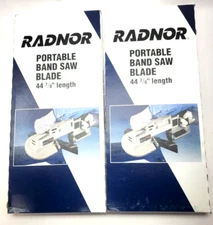 2 packs of  3ea. TOTAL 6 ea.  Radnor 44 7/8" Portable Band Saw Blades, 64000568.