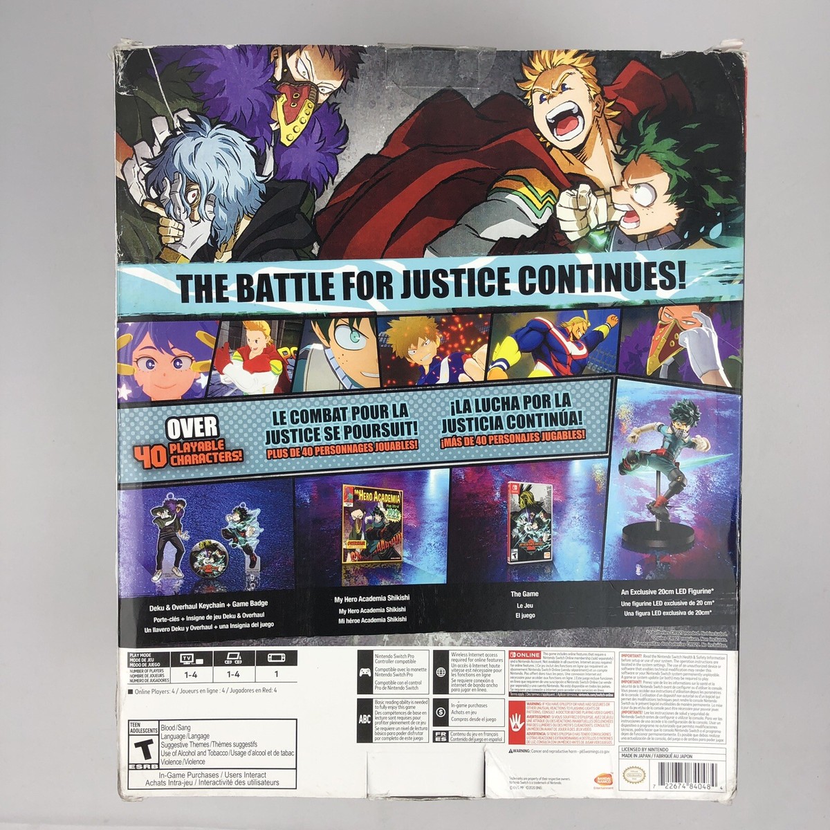 My Hero One's Justice 2 Collector's Edition For Nintendo